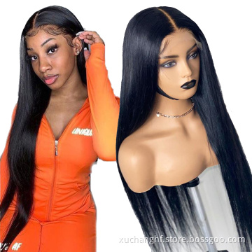 Lace Front Human Hair Lace Wigs,Brazilian Virgin Human Hair Wig,Cheap Straight Human Hair Lace Front Wig Wholesale Price